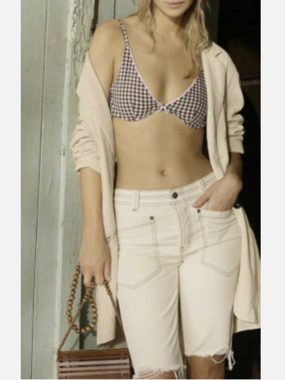 BNWT FREE PEOPLE Rebel Rouser cut off shorts